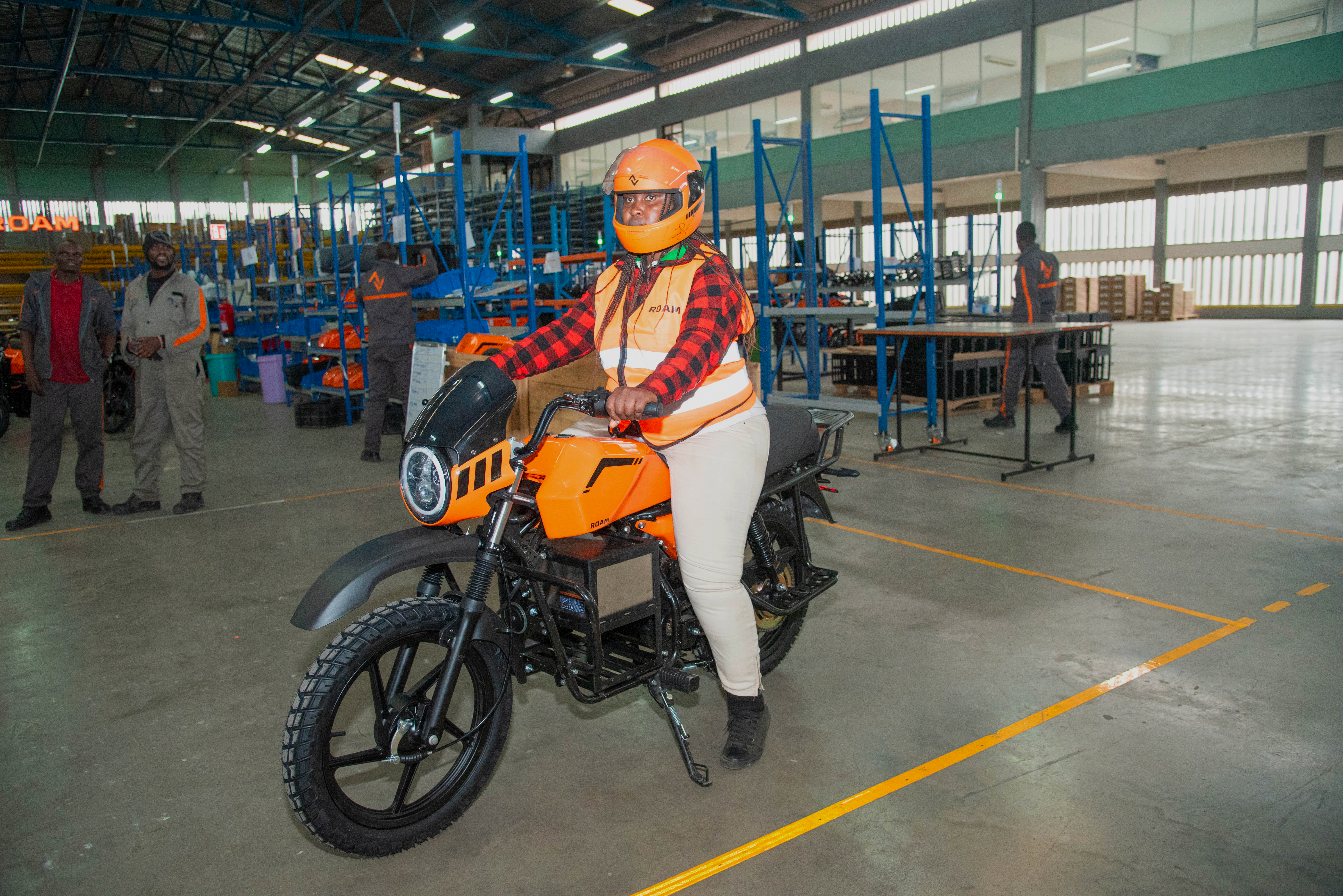 Lilian Muyonga, a rider in Dagoretti South, Nairobi